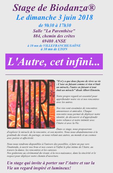 L'Autre, cet Infini...